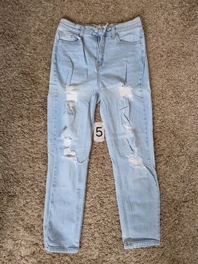 Light Blue Distressed Women’s Jeans